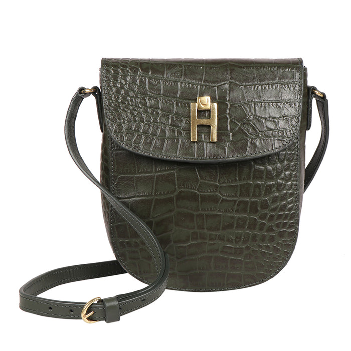 Hidesign PERU 01 CROSSBODY Green