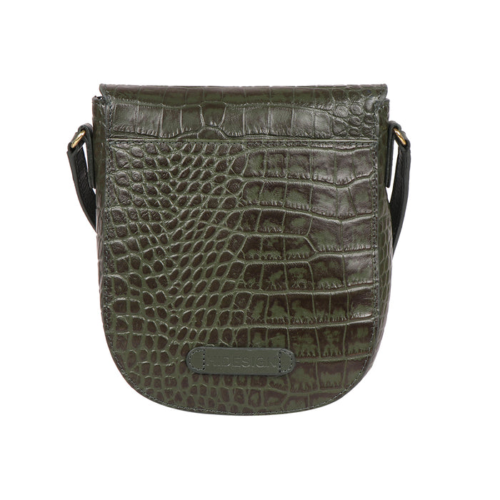 Hidesign PERU 01 CROSSBODY Green