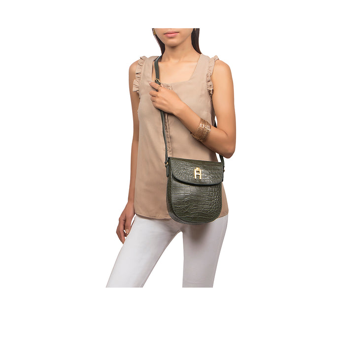 hidesign PERU 01 CROSSBODY Green