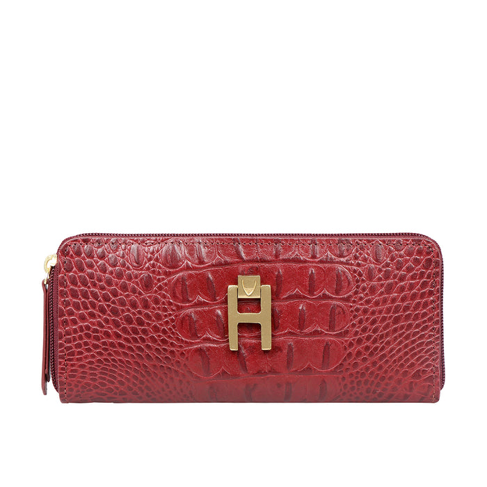 Hidesign PERU W1 ZIP AROUND WALLET Marsala