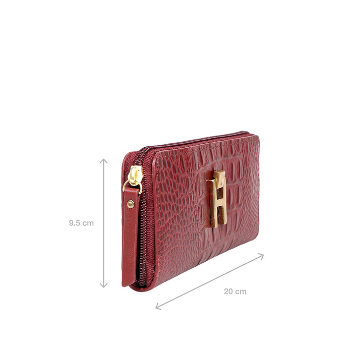 Hidesign PERU W1 ZIP AROUND WALLET Marsala