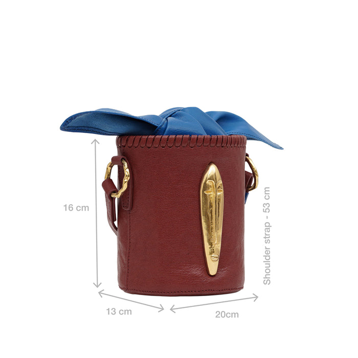 Hidesign PHARAOH 01 BUCKET BAG Red