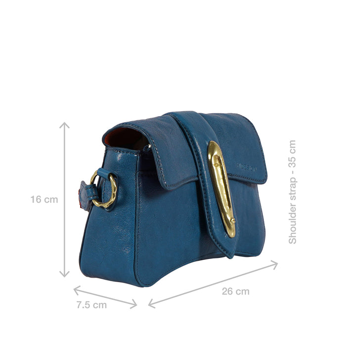 Hidesign PHARAOH 02 SHOULDER BAG Blue