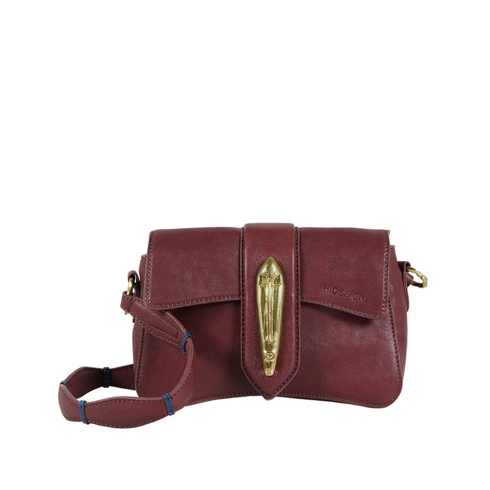 Hidesign PHARAOH 02 SHOULDER BAG Red