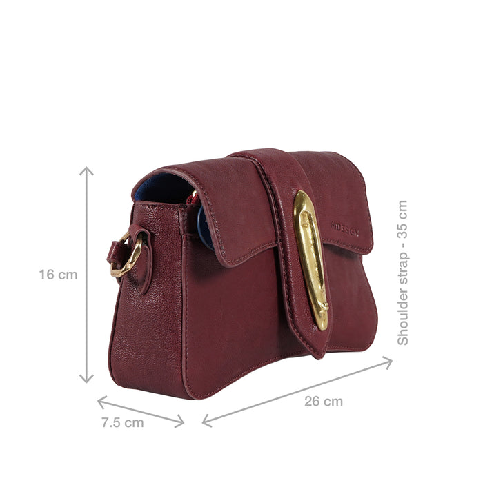 Hidesign PHARAOH 02 SHOULDER BAG Red