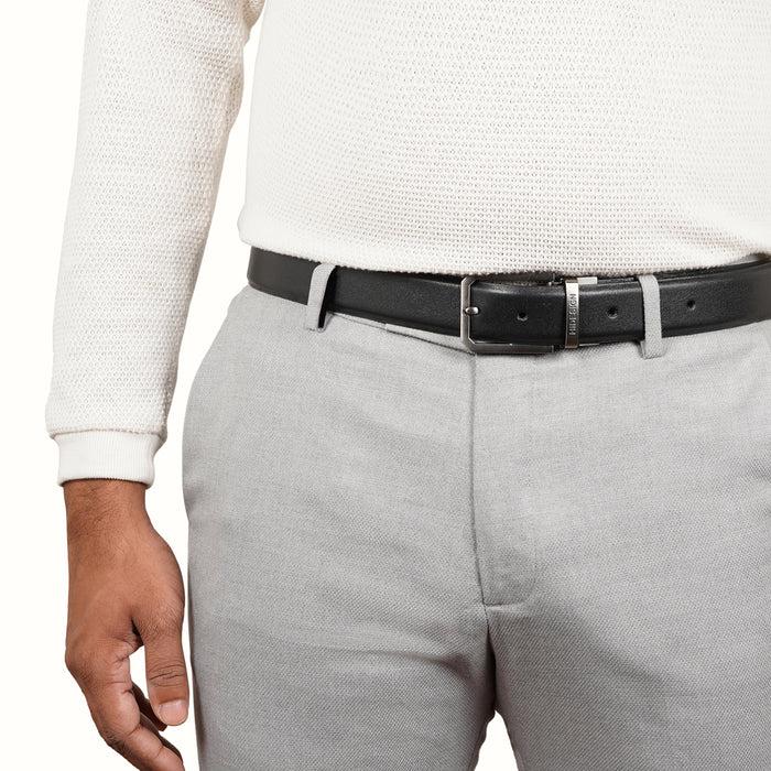 Hidesign PIQUE ADISON MEN REVERSIBLE BELT Black