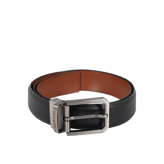 hidesign PIQUE ADISON MEN REVERSIBLE BELT Black