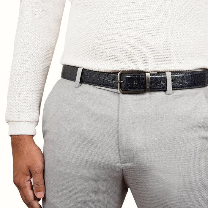 Hidesign PIQUE DARIO REVERSIBLE BELT Blue