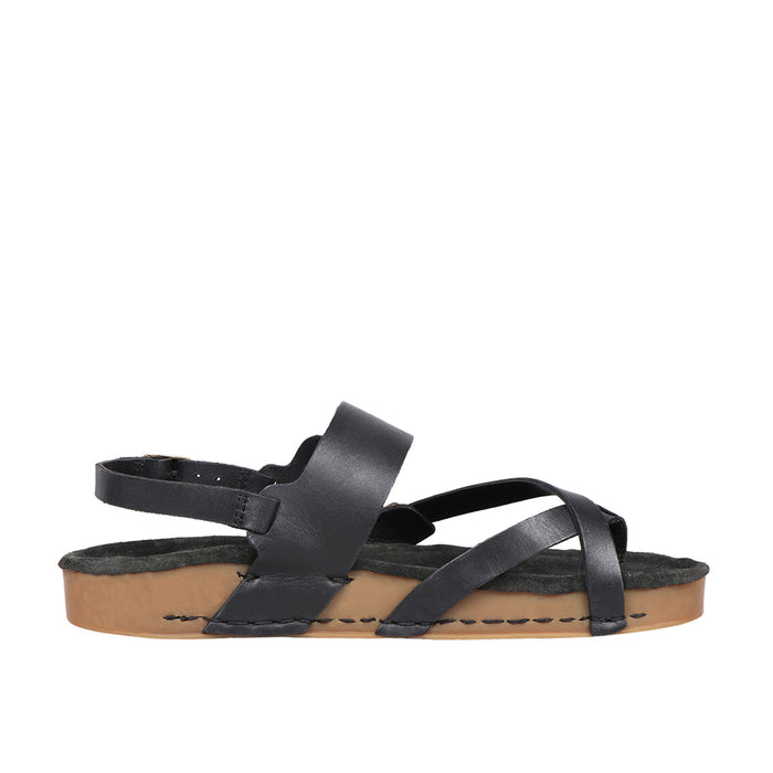 Hidesign PORT BLAIR WOMENS STRAP SANDAL Black