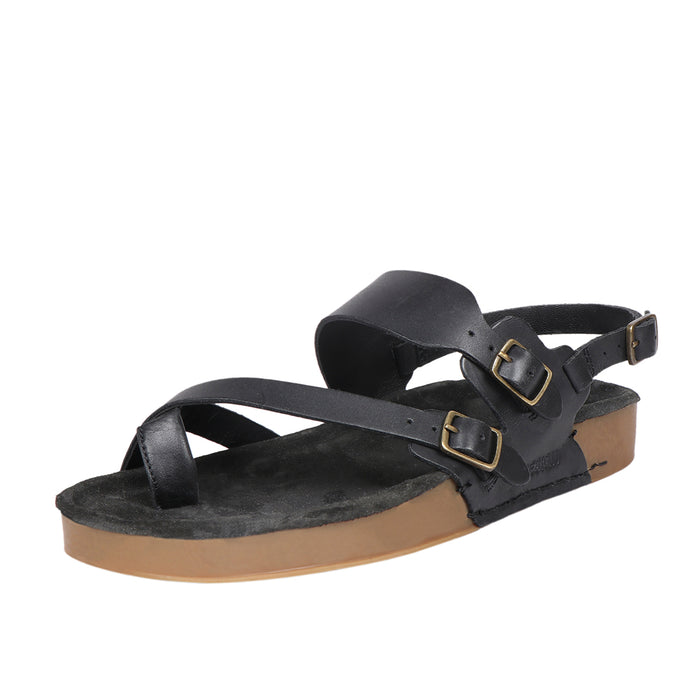 hidesign PORT BLAIR WOMENS STRAP SANDAL Black