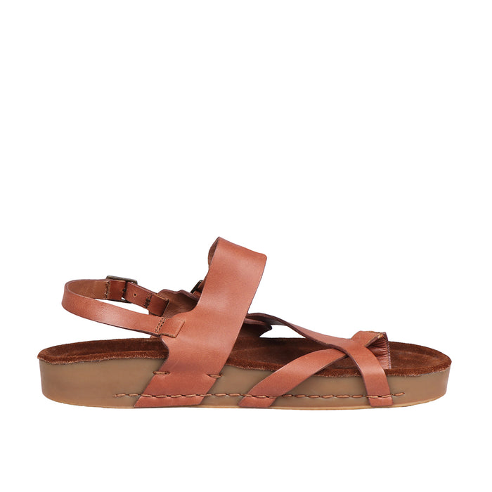 Hidesign PORT BLAIR WOMENS STRAP SANDAL TAN