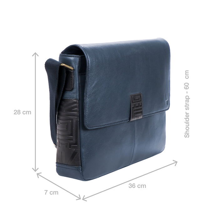 Hidesign PORTOBELLO 01 MESSENGER BAG Blue