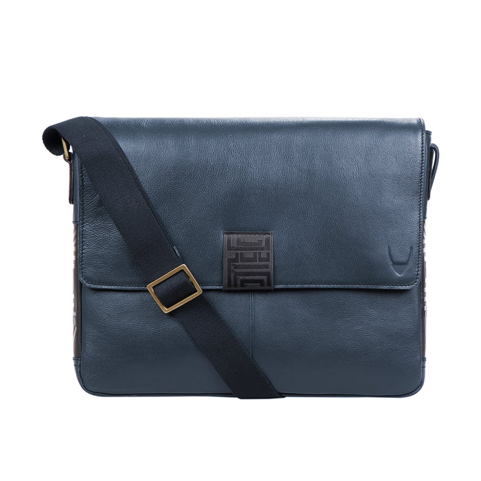 hidesign PORTOBELLO 01 MESSENGER BAG Blue