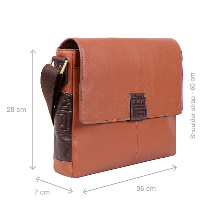 Hidesign PORTOBELLO 01 MESSENGER BAG Tan