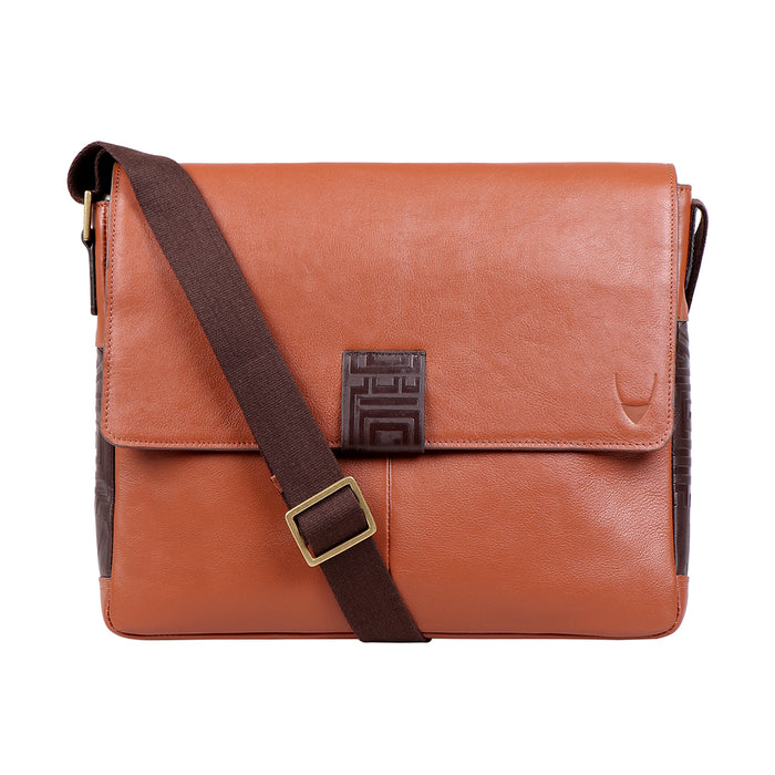 hidesign PORTOBELLO 01 MESSENGER BAG Tan
