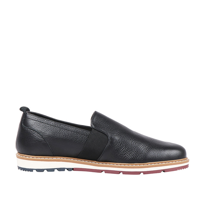 Hidesign QUEBEC MENS SLIP ON SHOE Black