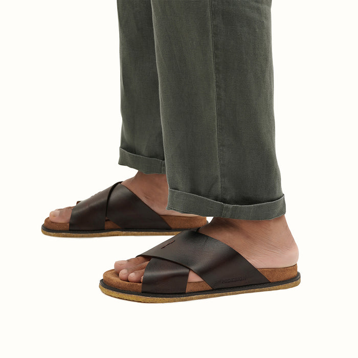 Hidesign REEF MEN'S SLIDES Brown