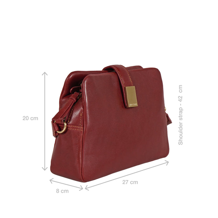 Hidesign RESORT 01 CROSSBODY Red