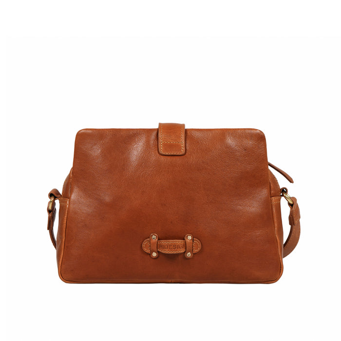 Hidesign RESORT 01 CROSSBODY Tan