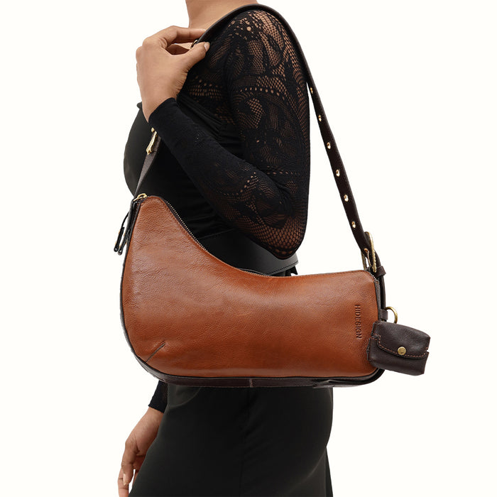 hidesign RIN RIN 02 SHOULDER BAG Brown
