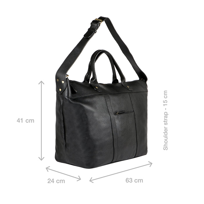 Hidesign ROBERTO DUFFLE BAG Black
