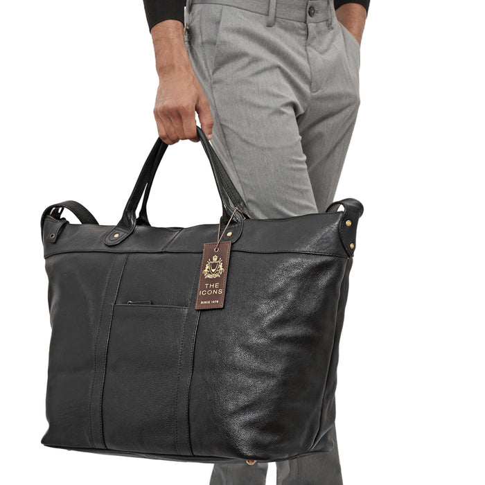 Hidesign ROBERTO DUFFLE BAG Black