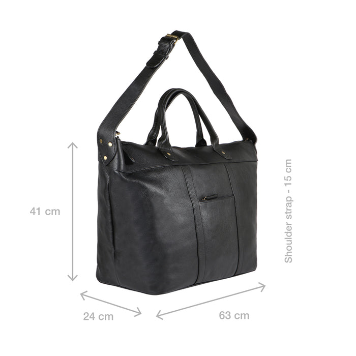 Hidesign ROBERTO DUFFLE BAG Black
