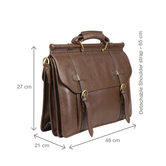 Hidesign ROMA BRIEFCASE Brown