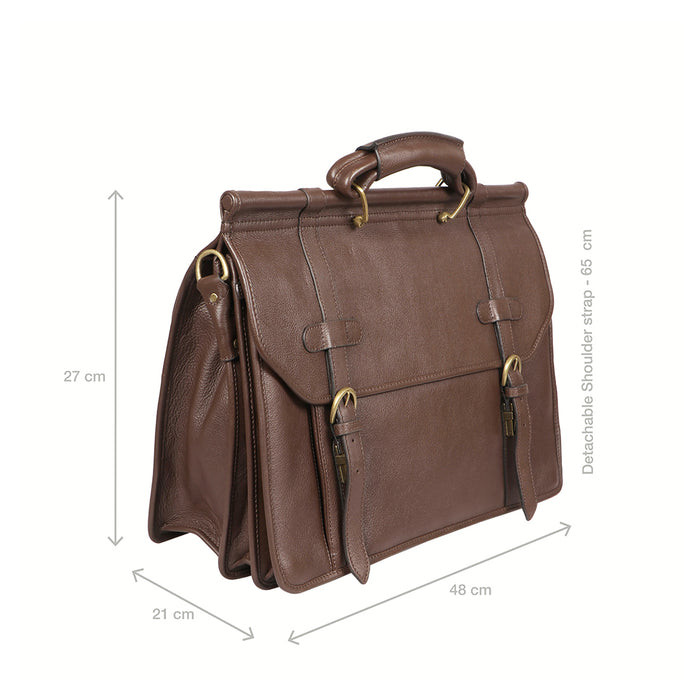 Hidesign ROMA BRIEFCASE Brown