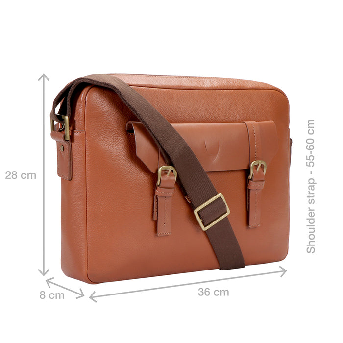 Hidesign RONALDO 02 CROSSBODY Tan
