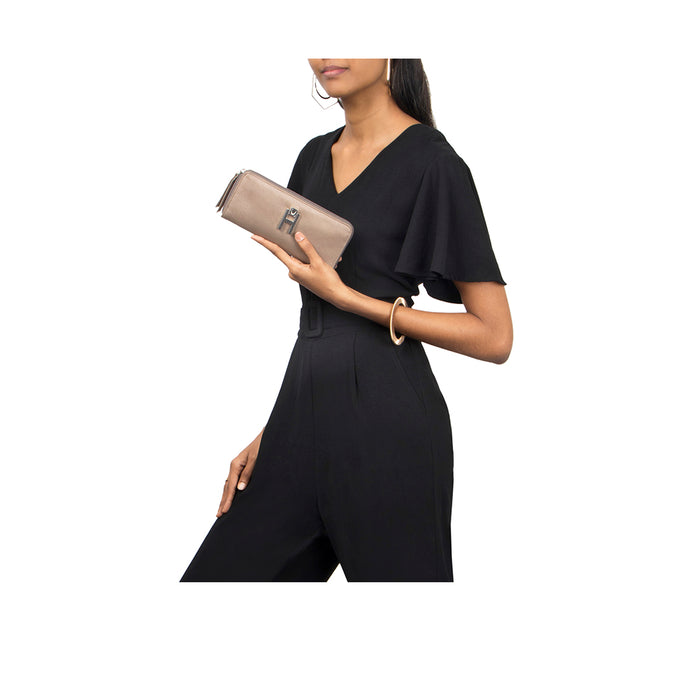 hidesign SANGRIA W1 ZIP AROUND WALLET Grey