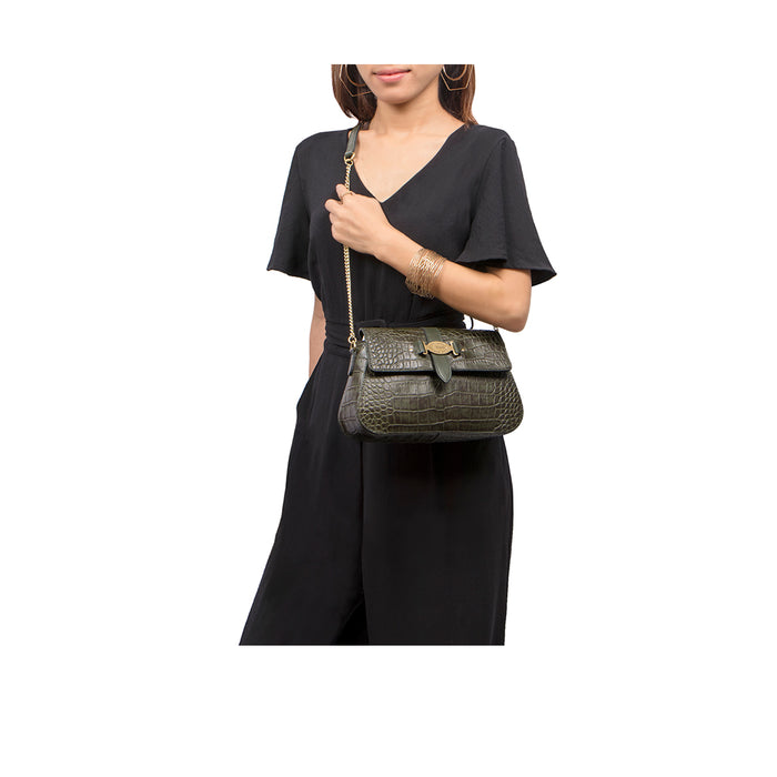 hidesign SANTIAGO 01 SLING BAG Green