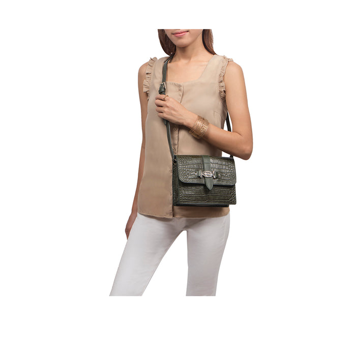 Hidesign SANTIAGO 02 SLING BAG Green