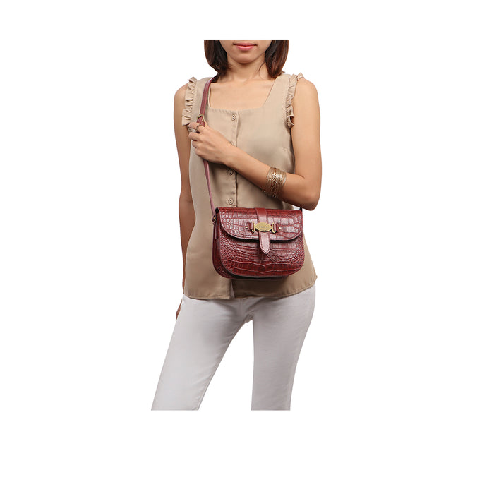 hidesign SANTIAGO 03 SLING BAG Marsala