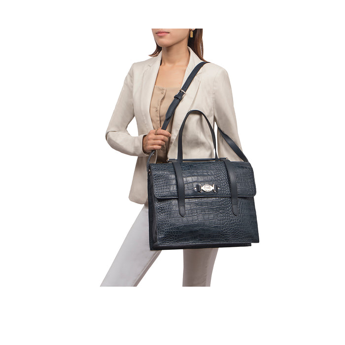 Hidesign SANTIAGO 07 SHOULDER BAG Blue