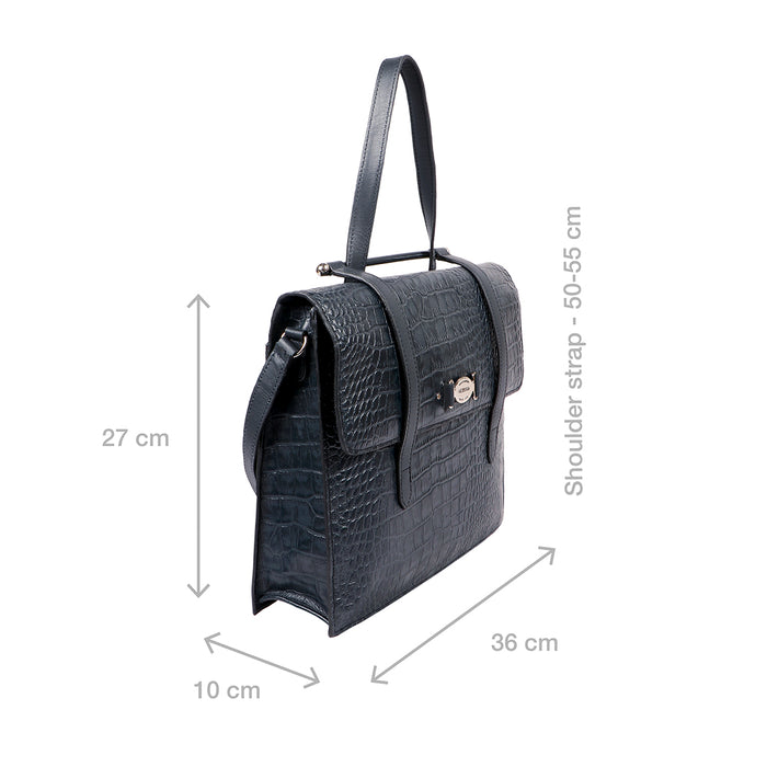 Hidesign SANTIAGO 07 SHOULDER BAG Blue