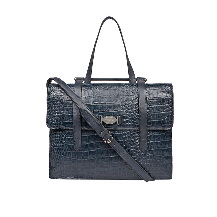 hidesign SANTIAGO 07 SHOULDER BAG Blue