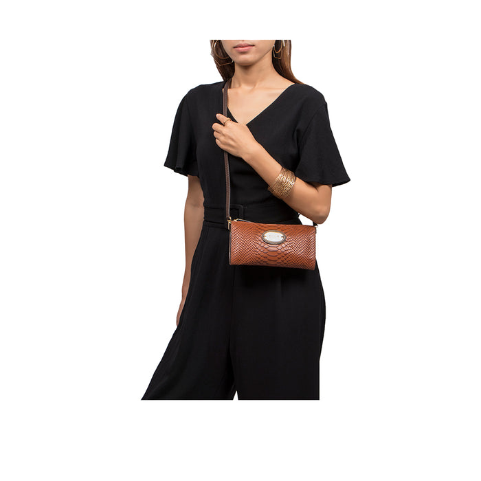 Hidesign SAUTA FE W1 SLING WALLET Tan