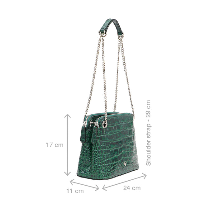 Hidesign SCHIPHOL 03 SHOULDER BAG Green