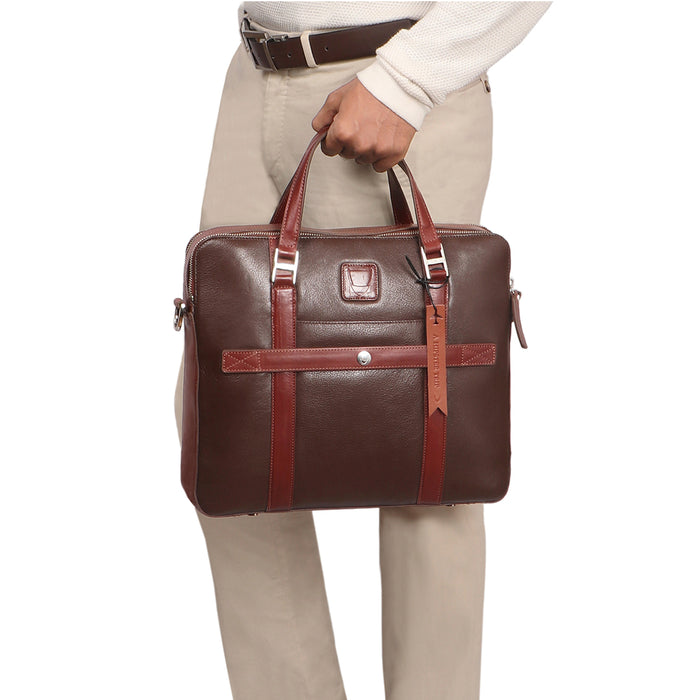 Hidesign SCOOTER 05 MESSENGER BAG Brown