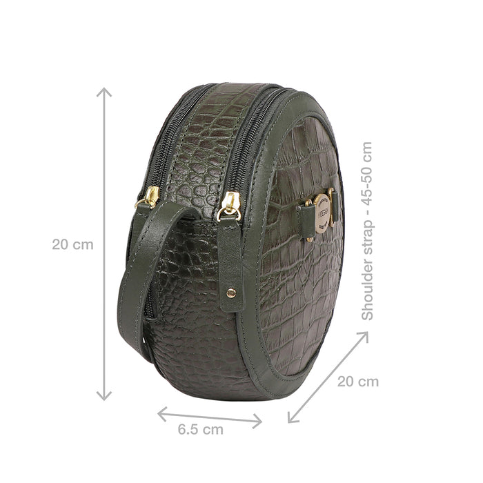 Hidesign SELENA 03 CROSSBODY Green