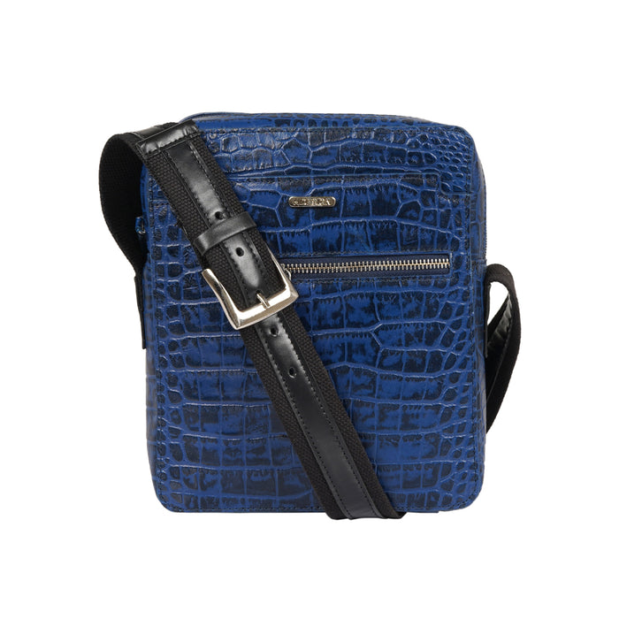 Hidesign SERGE 01 CROSSBODY Blue
