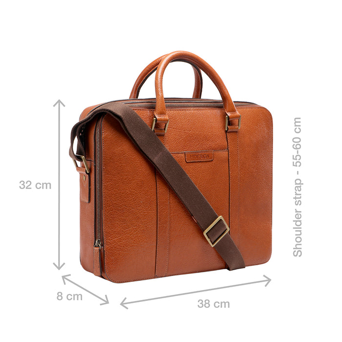 Hidesign SHERLOCK 02 BRIEFCASE Tan