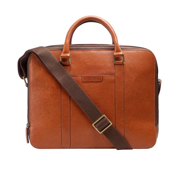 hidesign SHERLOCK 02 BRIEFCASE Tan