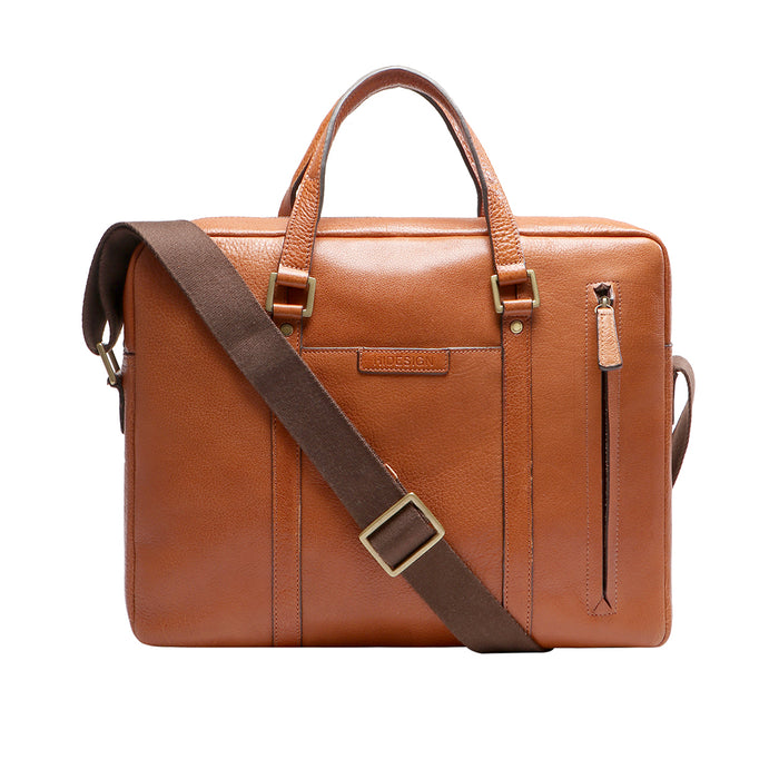 hidesign SHERLOCK 03 BRIEFCASE Tan