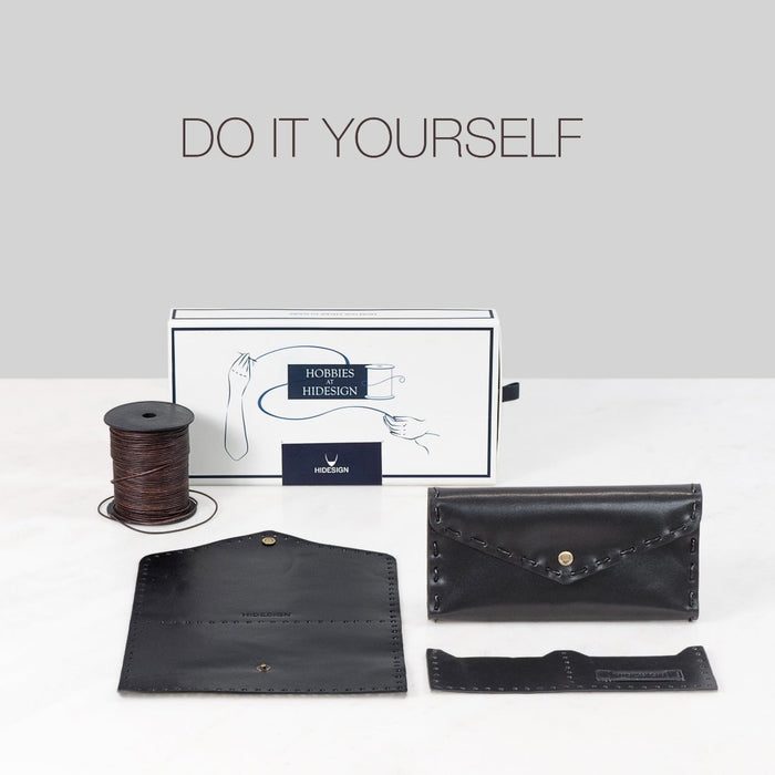 Hidesign SIGNORA TRI FOLD WALLET - LEVEL 2 Black