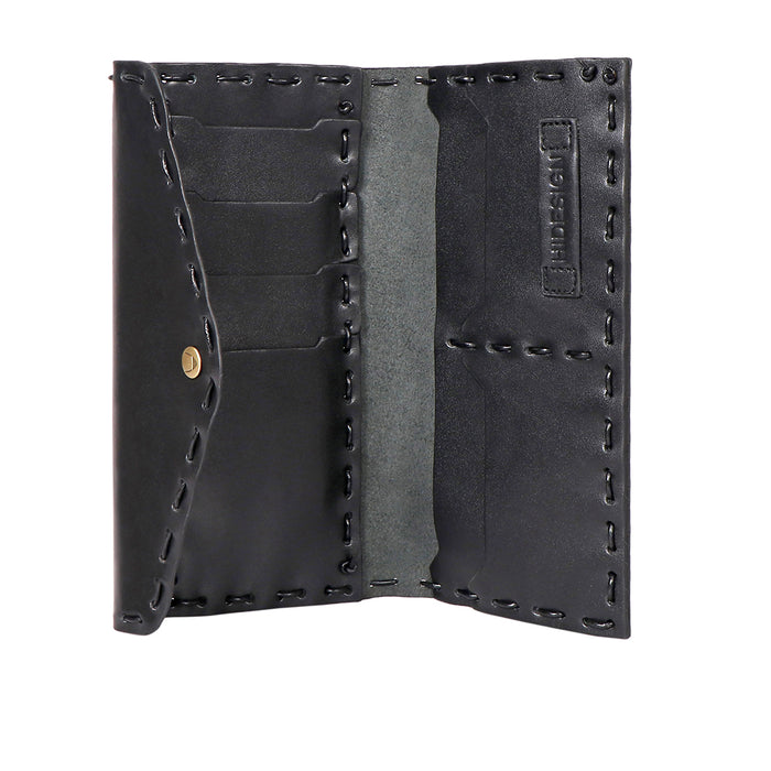 Hidesign SIGNORA TRI FOLD WALLET - LEVEL 2 Black