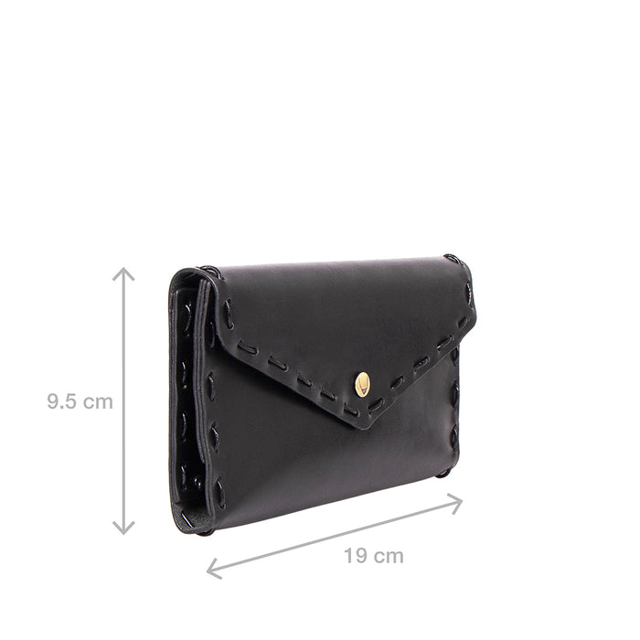 Hidesign SIGNORA TRI FOLD WALLET - LEVEL 2 Black