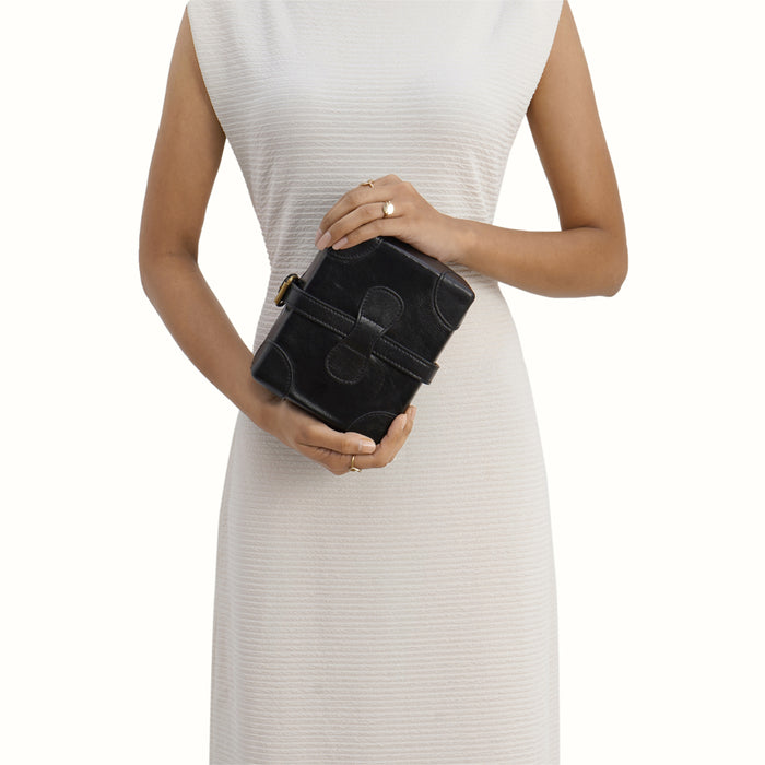 Hidesign SMALL BOXY SLING BAG Black