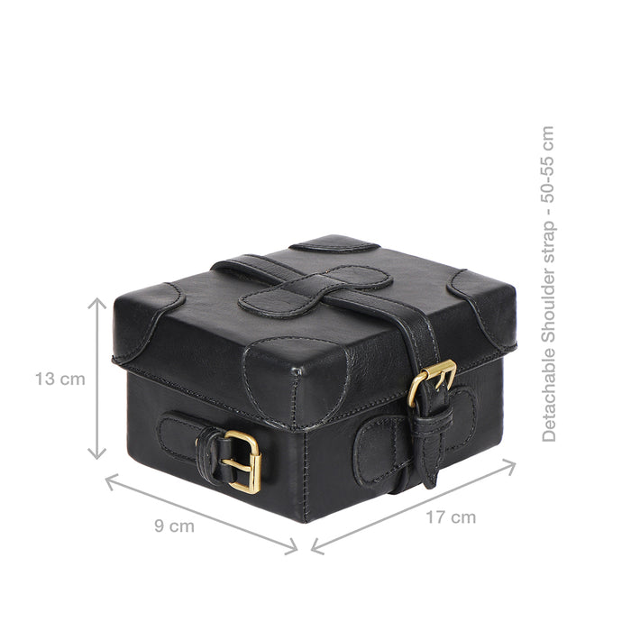 Hidesign SMALL BOXY SLING BAG Black